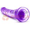 Dildo para estimulacion del punto G con sopapa 15 cm transparente